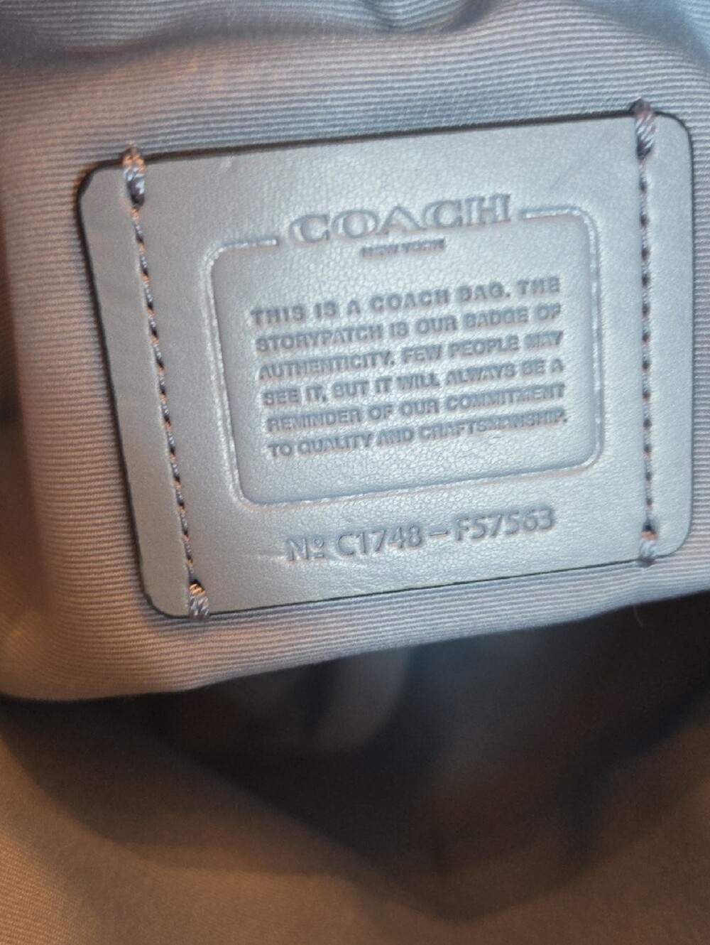 Coach Small Kelsey Satchel In Light Blue -F57563 - Picture 12 of 13